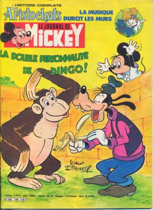 couverture, jaquette Le journal de Mickey 1589  (Disney) Magazine