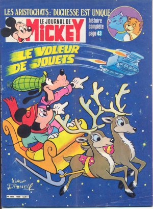 couverture, jaquette Le journal de Mickey 1590  (Disney) Magazine