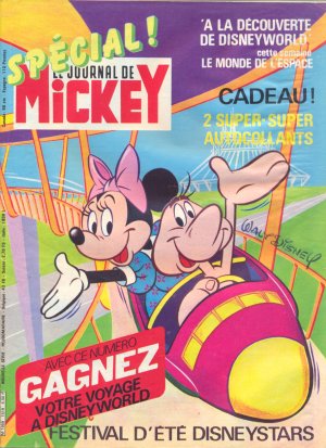 couverture, jaquette Le journal de Mickey 1519  (Disney) Magazine