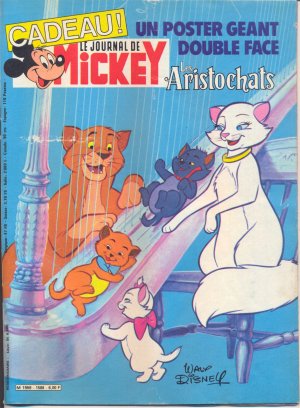 couverture, jaquette Le journal de Mickey 1588  (Disney) Magazine
