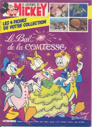 couverture, jaquette Le journal de Mickey 1614  (Disney) Magazine