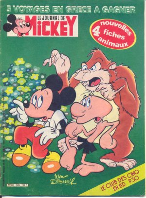 couverture, jaquette Le journal de Mickey 1625  (Disney) Magazine