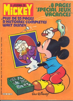 couverture, jaquette Le journal de Mickey 1521  (Disney) Magazine