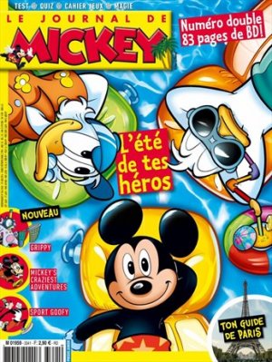 couverture, jaquette Le journal de Mickey 3341  (Disney) Magazine