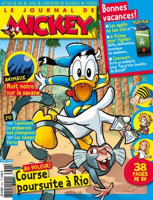 couverture, jaquette Le journal de Mickey 3347  (Disney) Magazine