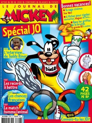 couverture, jaquette Le journal de Mickey 3346  (Disney) Magazine