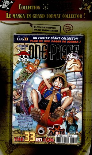 couverture, jaquette One Piece 33 Logs (Hachette) Manga