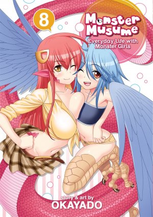 couverture, jaquette Monster Musume - Everyday Life with Monster Girls 8  (Seven Seas) Manga