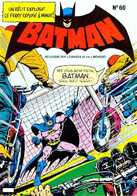 couverture, jaquette Batman 60 Kiosque (1972 - 1980) (Interpresse) Comics