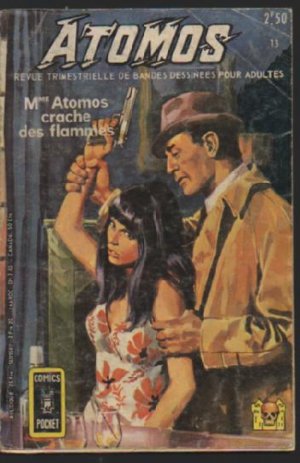 couverture, jaquette Atomos 13  - Madame Atomos crache des flammesKiosque (1968 - 1977) (Arédit) Comics