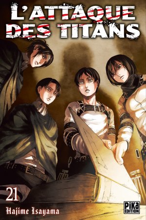 couverture, jaquette L'Attaque des Titans 21  (Pika) Manga