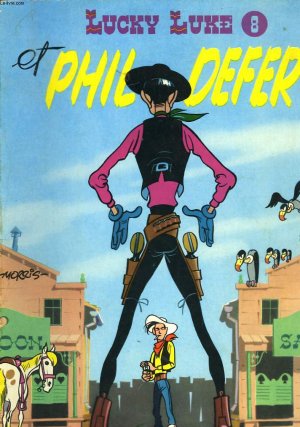 couverture, jaquette Lucky Luke 8  - Lucky Luke et Phil DeferRéédition brochée (dupuis) BD