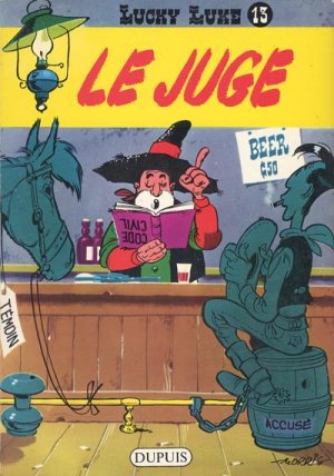 couverture, jaquette Lucky Luke 13  - Le jugeRéédition brochée (dupuis) BD
