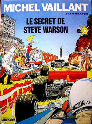 couverture, jaquette Michel Vaillant 28  - Le secret de Steve Warson (editions du lombard) BD