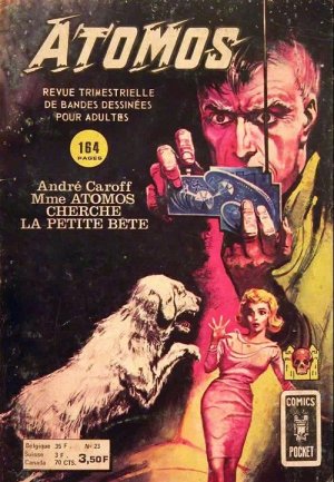 couverture, jaquette Atomos 23  - Madame Atomos cherche la petite bête (1re partie)Kiosque (1968 - 1977) (Arédit) Comics