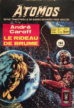 couverture, jaquette Atomos 25  - Le rideau de brume (1re partie)Kiosque (1968 - 1977) (Arédit) Comics