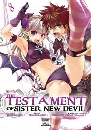 couverture, jaquette The testament of sister new devil 8  (Delcourt Manga) Manga