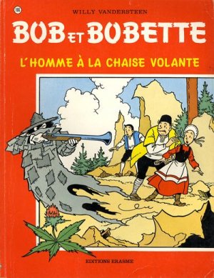 couverture, jaquette Bob et Bobette 166  - L'homme à la chaise volante (Erasme) BD