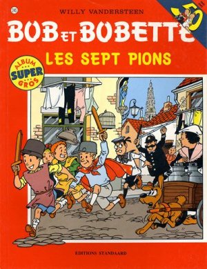 couverture, jaquette Bob et Bobette 245  - Les sept pions (Standaard) BD