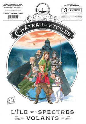 couverture, jaquette Le Château des Etoiles 7  -  L'Île des spectres volants Gazette (rue de sèvres) BD