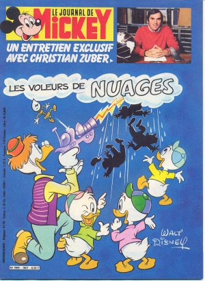 couverture, jaquette Le journal de Mickey 1607  (Disney) Magazine