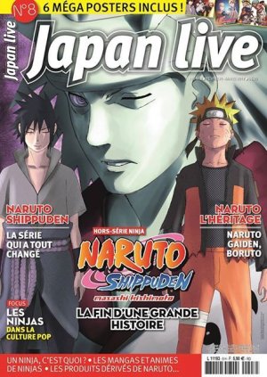 couverture, jaquette Japan live 8  (2B2M) Magazine