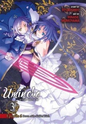 couverture, jaquette Umineko no Naku Koro ni Chiru Episode 6: Dawn of the Golden Witch 3  (Yen Press) Manga