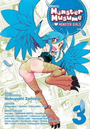 couverture, jaquette Monster Musume no Iru Nichijou - 4-koma Anthology 3  (Seven Seas) Manga
