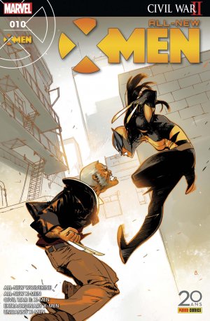couverture, jaquette X-Men - All-New X-Men 10  - Couverture régulière : 1/2 (Bengal – tirage 50%) Kiosque V6 (2016 - 2017) (Panini Comics) Comics