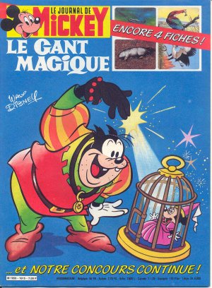 couverture, jaquette Le journal de Mickey 1615  (Disney) Magazine