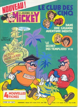 couverture, jaquette Le journal de Mickey 1621  (Disney) Magazine