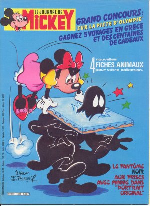 couverture, jaquette Le journal de Mickey 1620  (Disney) Magazine