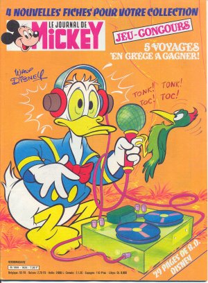 couverture, jaquette Le journal de Mickey 1626  (Disney) Magazine