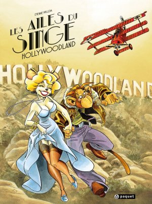 couverture, jaquette Les ailes du singe 2  - Hollywoodland (paquet bd) BD