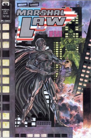 couverture, jaquette Marshall Law 3  - Super Hero MessiahIssues (1987 - 1989) (Epic Comics) Comics