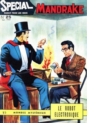 couverture, jaquette Mandrake Le Magicien 25  - Le robot électroniqueSimple - Spécial 1 (Editions des Remparts) Comics