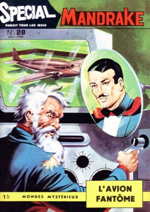 couverture, jaquette Mandrake Le Magicien 28  - L'avion fantômeSimple - Spécial 1 (Editions des Remparts) Comics