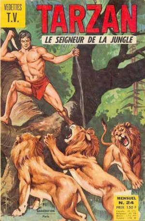 Tarzan 24 - La cité de l'or, Les lions de Cathné