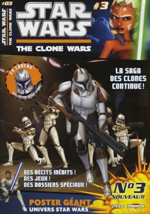 couverture, jaquette Star Wars - The Clone Wars magazine 3 Magazine (delcourt bd) Magazine