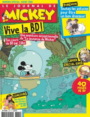 couverture, jaquette Le journal de Mickey 3371  (Disney) Magazine