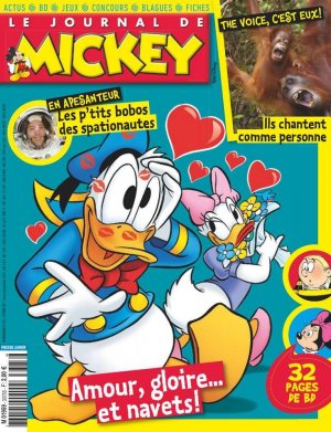 couverture, jaquette Le journal de Mickey 3373  (Disney) Magazine