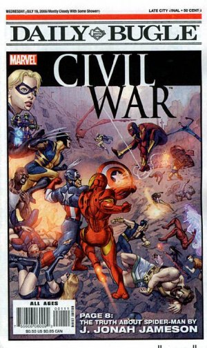 Daily Bugle Civil War Newspaper Special édition Issue (2006)