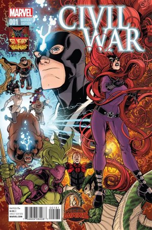 Civil War 1 - (Inhumans 50th Anniversary Variant)