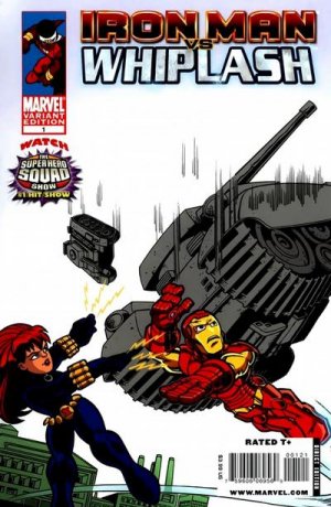 Iron Man Vs. Whiplash 1 - (Super Hero Squad Variant)