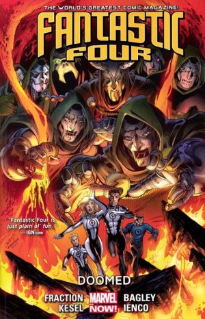 couverture, jaquette Fantastic Four 3  - DoomedTPB softcover V4 (2013 - 2014) (Marvel) Comics
