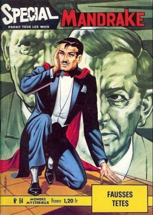 couverture, jaquette Mandrake Le Magicien 64  - Fausses têtesSimple - Spécial 1 (Editions des Remparts) Comics