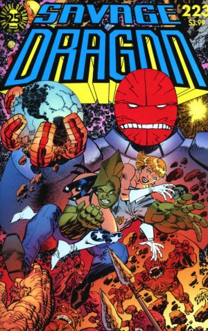 Savage Dragon 223 - The Merging of Multiple Earths Part One