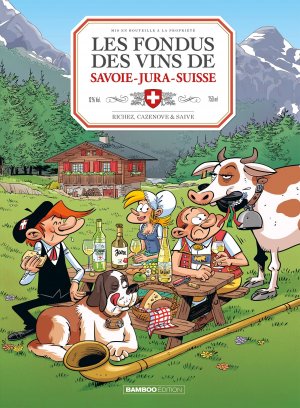 couverture, jaquette Les fondus du vin 9  - Les fondus des vins de Savoie - Jura - Suisse (bamboo) BD