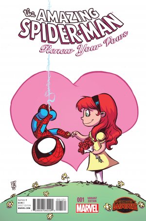 couverture, jaquette Amazing Spider-Man - Renew Your Vows 1  - Skottie Young variantIssues V1 (2015) (Marvel) Comics