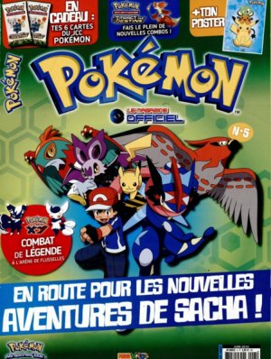 couverture, jaquette Pokemon - magazine officiel 5  (Editeur FR inconnu (Manga)) Magazine